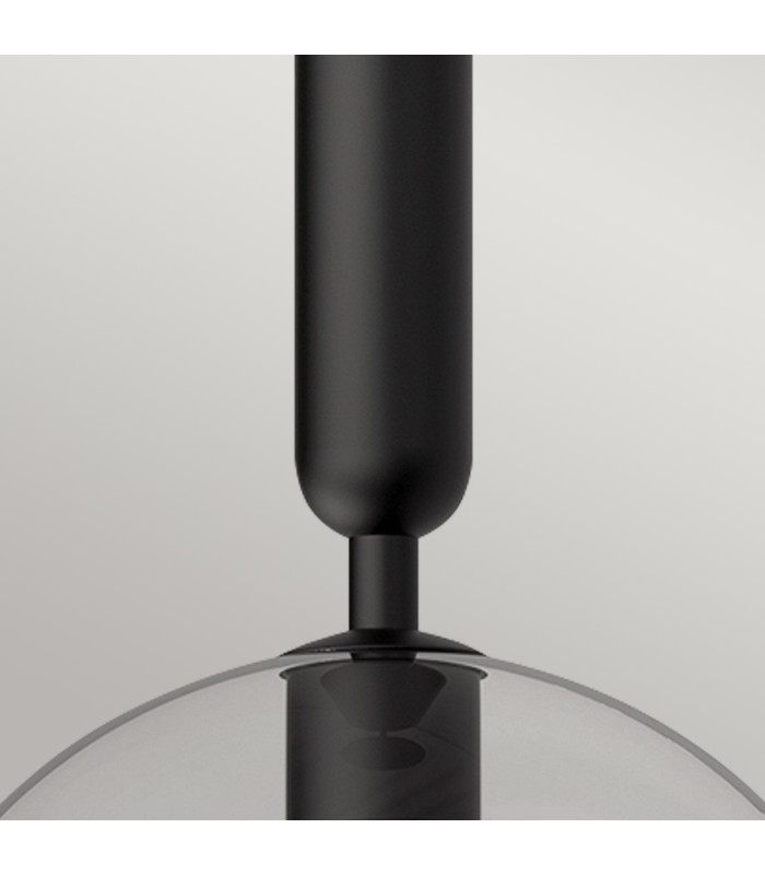 Alora Mood Jude Dome Pendant Ceiling Light Contemporary Matt Black 1x E27-4