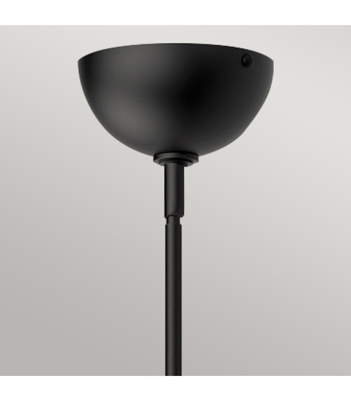 Alora Mood Jude Dome Pendant Ceiling Light Contemporary Matt Black 1x E27-5