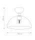 Alora Mood Jude Bowl Semi Flush Ceiling Light Contemporary Brushed Gold 1x E27-3