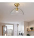 Alora Mood Jude Bowl Semi Flush Ceiling Light Contemporary Brushed Gold 1x E27-4
