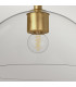 Alora Mood Jude Bowl Semi Flush Ceiling Light Contemporary Brushed Gold 1x E27-6
