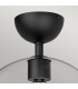 Alora Mood Jude Bowl Semi Flush Ceiling Light Contemporary Matt Black 1x E27-4