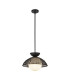 Alora Mood Perth Dome Pendant Ceiling Light Contemporary Matt Black 1x E27-1