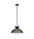Alora Mood Perth Dome Pendant Ceiling Light Contemporary Matt Black 1x E27-4