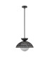Alora Mood Perth Dome Pendant Ceiling Light Contemporary Matt Black 1x E27-5
