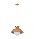Alora Mood Perth Dome Pendant Ceiling Light Contemporary Brushed Gold 1x E27-2