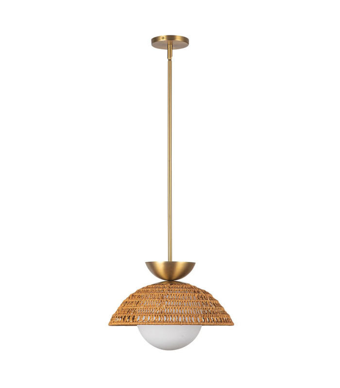 Alora Mood Perth Dome Pendant Ceiling Light Contemporary Brushed Gold 1x E27-5