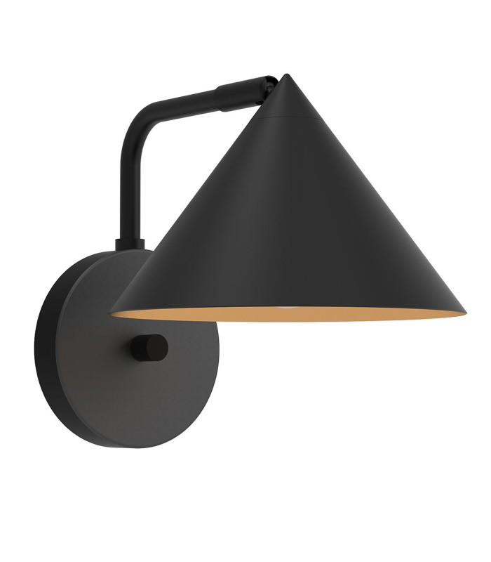 Alora Mood Remyck Dome Wall Lamp Contemporary Matt Black 1x E27-1