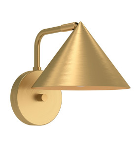 Alora Mood Remyck Dome Wall Lamp Contemporary Brushed Gold 1x E27-1