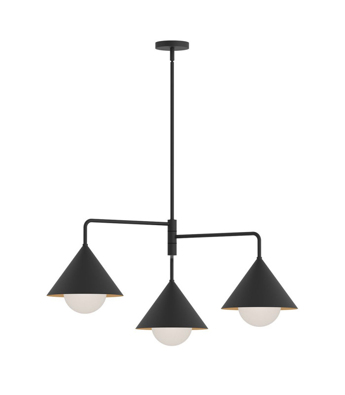 Alora Mood Remyck Multi Arm Pendant Ceiling Light Contemporary Matt Black 3x E27-1