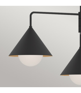 Alora Mood Remyck Multi Arm Pendant Ceiling Light Contemporary Matt Black 3x E27-2