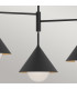 Alora Mood Remyck Multi Arm Pendant Ceiling Light Contemporary Matt Black 3x E27-4