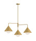 Alora Mood Remyck Multi Arm Pendant Ceiling Light Contemporary Brushed Gold 3x E27-1