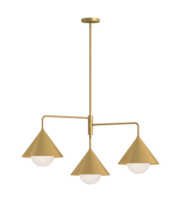 Alora Mood Remyck Multi Arm Pendant Ceiling Light Contemporary Brushed Gold 3x E27-1
