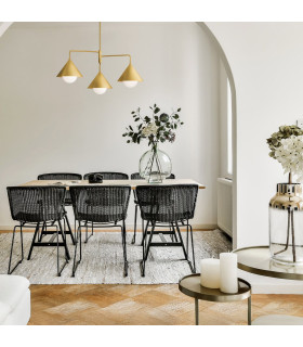 Alora Mood Remyck Multi Arm Pendant Ceiling Light Contemporary Brushed Gold 3x E27-2