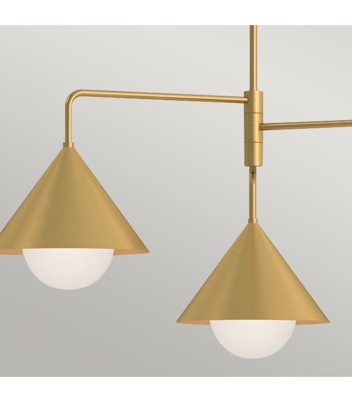 Alora Mood Remyck Multi Arm Pendant Ceiling Light Contemporary Brushed Gold 3x E27-4