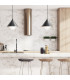 Alora Mood Remyck Dome Pendant Ceiling Light Contemporary Matt Black 1x E27-2