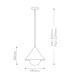 Alora Mood Remyck Dome Pendant Ceiling Light Contemporary Matt Black 1x E27-3