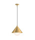 Alora Mood Remyck Dome Pendant Ceiling Light Contemporary Brushed Gold 1x E27-1