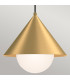 Alora Mood Remyck Dome Pendant Ceiling Light Contemporary Brushed Gold 1x E27-4