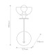 Alora Mood Sylvia Wall Lamp Contemporary Brushed Gold 1x E14-3