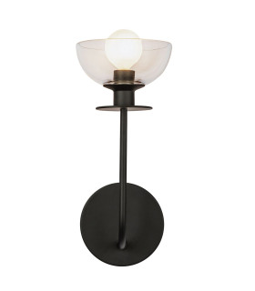 Alora Mood Sylvia Wall Lamp Contemporary Matt Black 1x E14-1