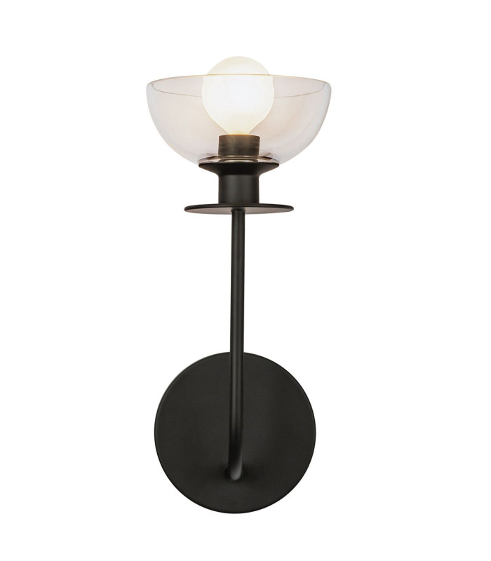 Alora Mood Sylvia Wall Lamp Contemporary Matt Black 1x E14-1