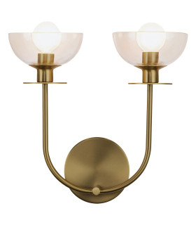 Alora Mood Sylvia Wall Lamp Contemporary Brushed Gold 2x E14-1