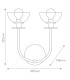 Alora Mood Sylvia Wall Lamp Contemporary Brushed Gold 2x E14-3