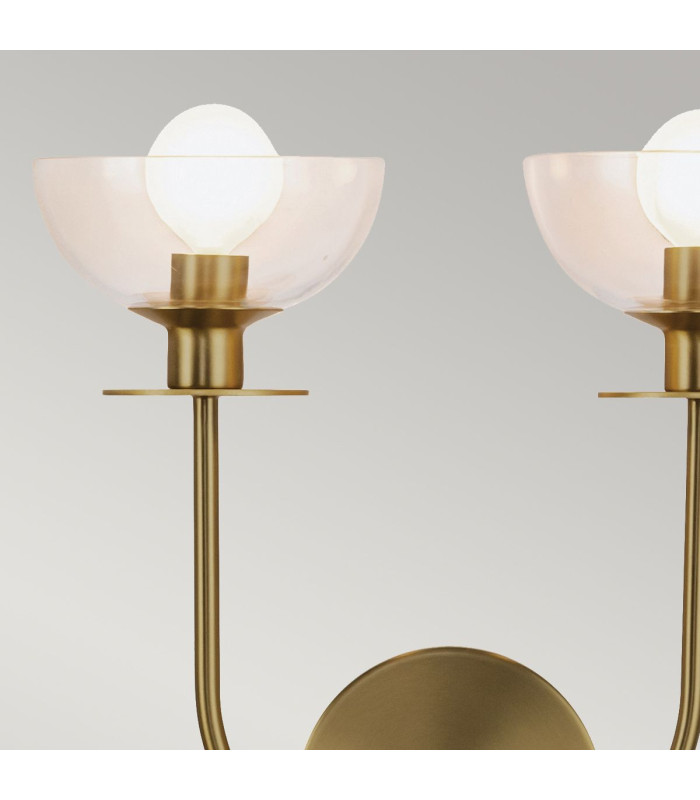 Alora Mood Sylvia Wall Lamp Contemporary Brushed Gold 2x E14-5