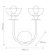 Alora Mood Sylvia Wall Lamp Contemporary Matt Black 2x E14-3