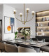 Alora Mood Sylvia Multi Arm Pendant Ceiling Light Contemporary Brushed Gold 4x E14-2