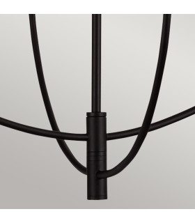 Alora Mood Sylvia Multi Arm Pendant Ceiling Light Contemporary Matt Black 4x E14-2