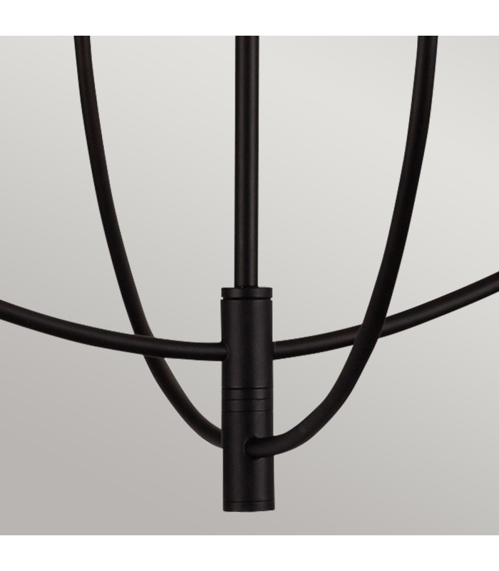 Alora Mood Sylvia Multi Arm Pendant Ceiling Light Contemporary Matt Black 4x E14-2