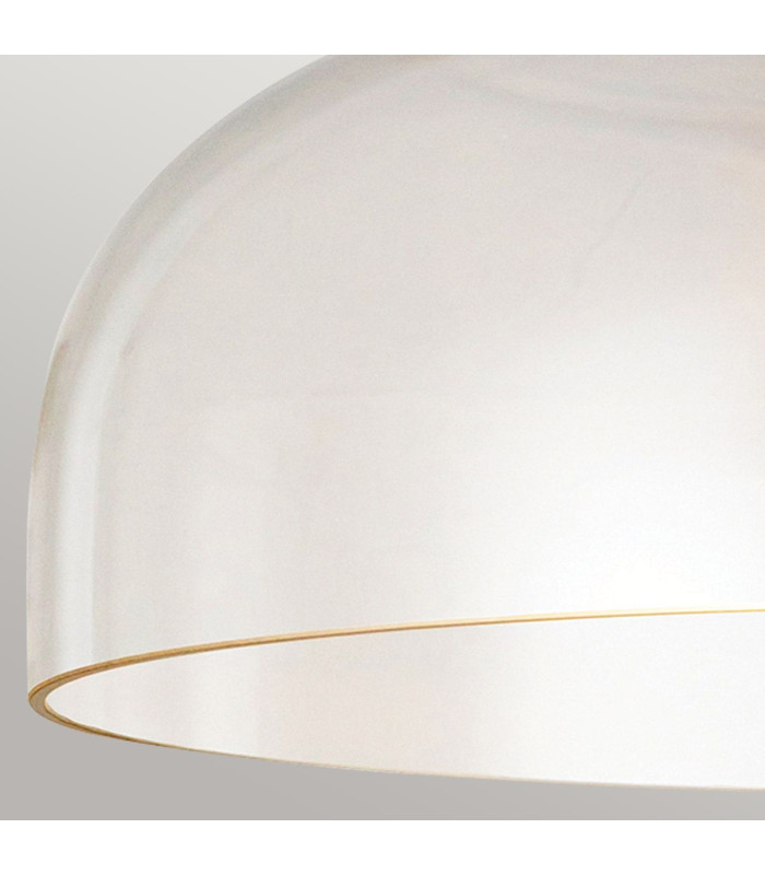 Alora Mood Sylvia Bowl Semi Flush Ceiling Light Contemporary Brushed Gold 1x E27-5