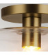 Alora Mood Sylvia Bowl Semi Flush Ceiling Light Contemporary Brushed Gold 1x E27-6
