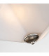 Flambeau Star Bowl Semi Flush Ceiling Light Contemporary Distressed Silver 2x E27-5