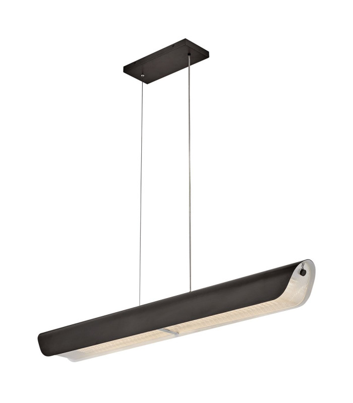 Hinkley Arco LED Bar Pendant Ceiling Light Contemporary Black Oxide 3000k-1