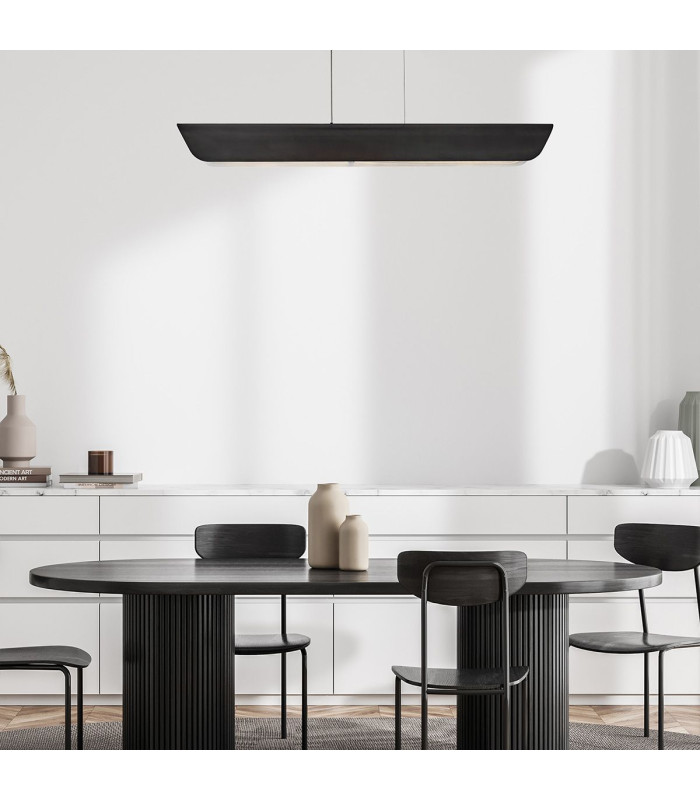 Hinkley Arco LED Bar Pendant Ceiling Light Contemporary Black Oxide 3000k-2