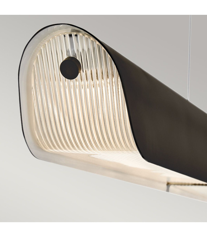 Hinkley Arco LED Bar Pendant Ceiling Light Contemporary Black Oxide 3000k-6