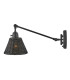 Hinkley Arti Dome Wall Lamp Contemporary Black Black Rattan Shade 1x E27-5