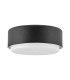 Hinkley Cedric Cylindrical Ceiling Light Contemporary Black 2x E27-1