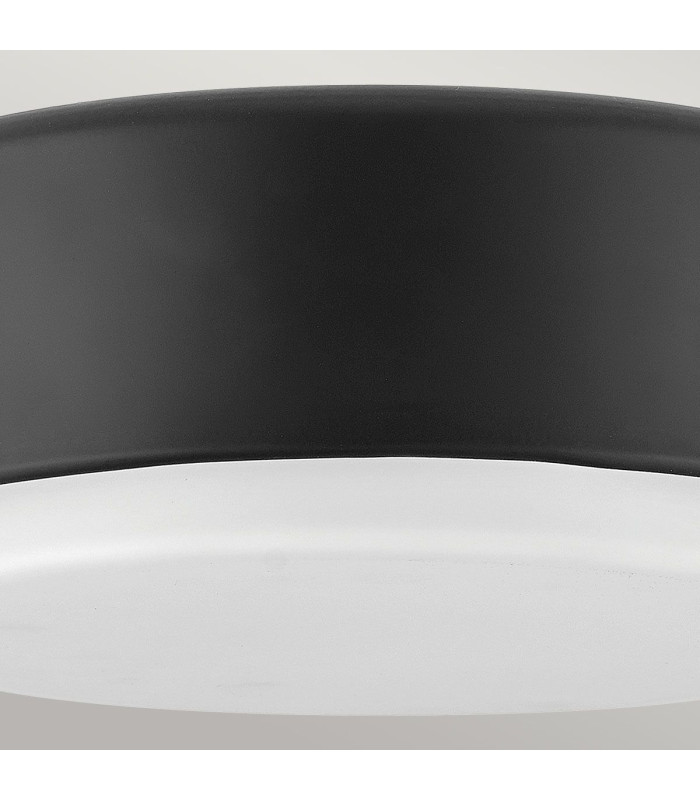 Hinkley Cedric Cylindrical Ceiling Light Contemporary Black 2x E27-4