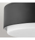 Hinkley Cedric Cylindrical Ceiling Light Contemporary Black 2x E27-5
