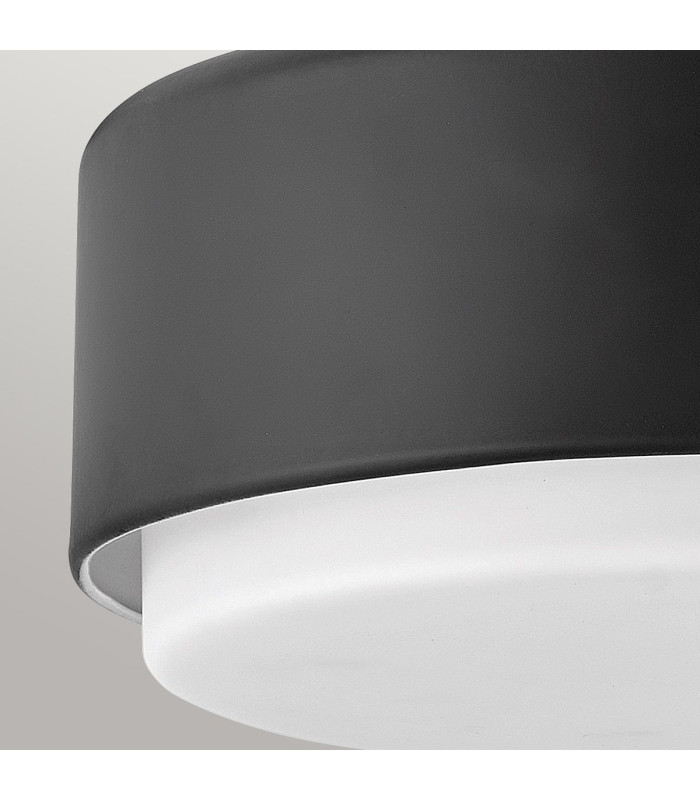 Hinkley Cedric Cylindrical Ceiling Light Contemporary Black 2x E27-5