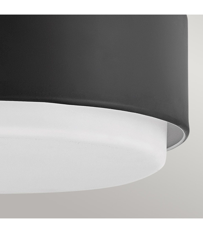 Hinkley Cedric Cylindrical Ceiling Light Contemporary Black 2x E27-6