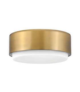Hinkley Cedric Cylindrical Ceiling Light Contemporary Lacquered Brass 2x E27-1