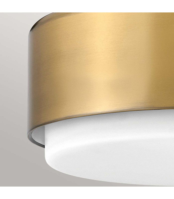 Hinkley Cedric Cylindrical Ceiling Light Contemporary Lacquered Brass 2x E27-2