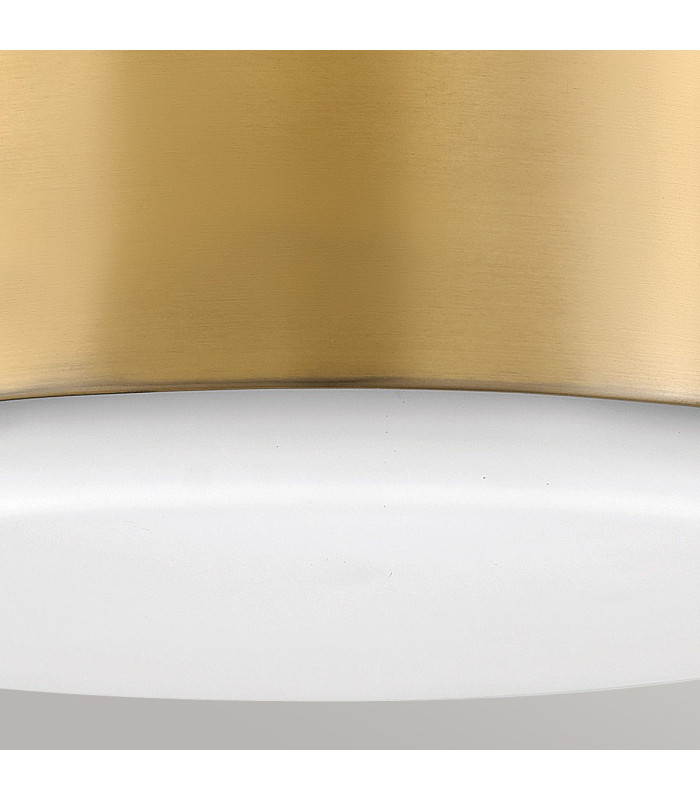 Hinkley Cedric Cylindrical Ceiling Light Contemporary Lacquered Brass 2x E27-5