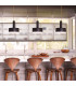 Hinkley Cedric Cylindrical Pendant Ceiling Light Contemporary Black 2x E27-2